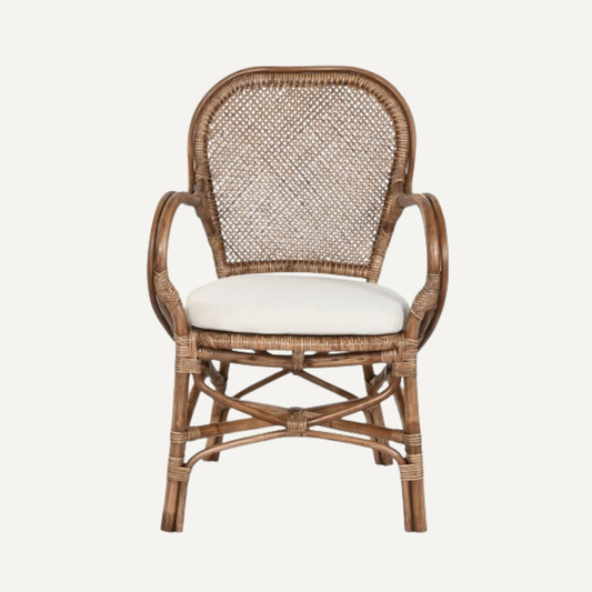 VIRGO BAMBOO&RATTAN CHAIR WITH CUSHION