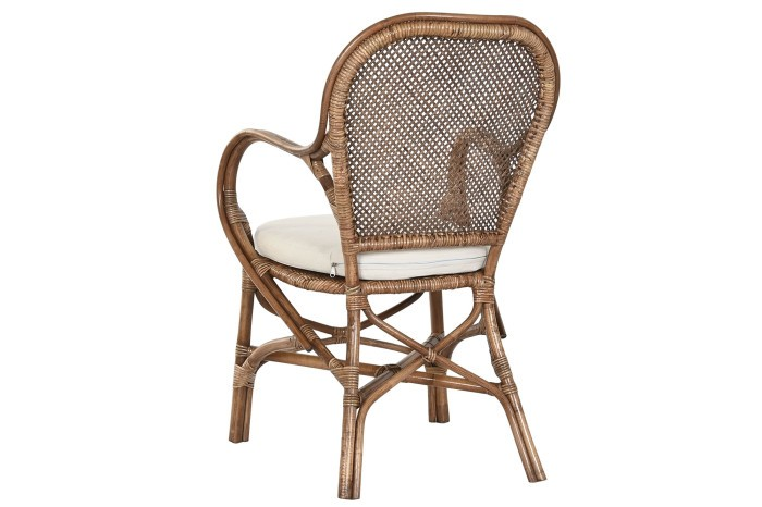 VIRGO BAMBOO&RATTAN CHAIR WITH CUSHION