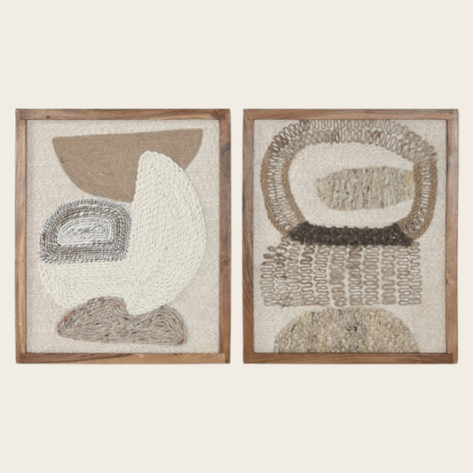 SET OF DECORATIVE WALL ART PANEL