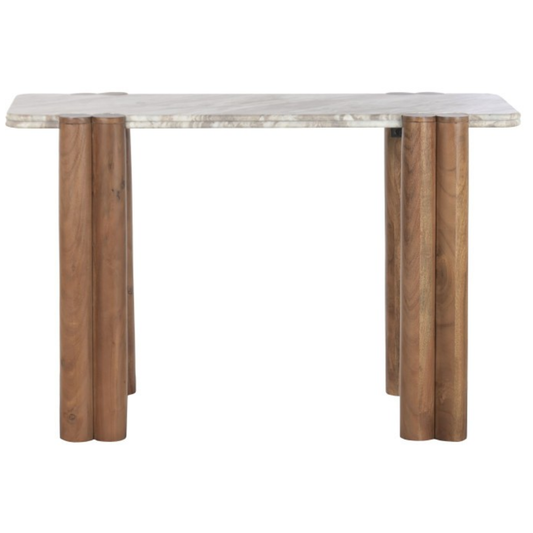 MANGO/MARBLE CONSOLE TABLE 120cm