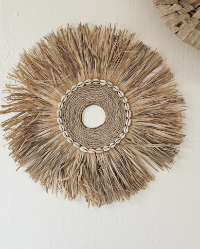 RAFFIA ROUND DECO