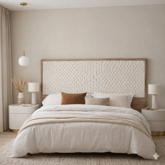 SOLID MANGO WOOD HEADBOARD