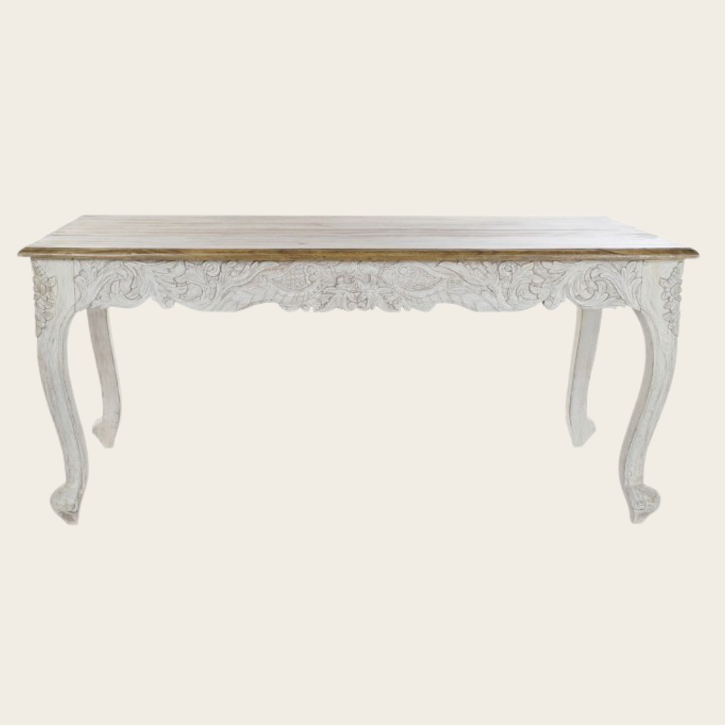 SHABBY CHIC MANGOO WOOD DINING TABLE