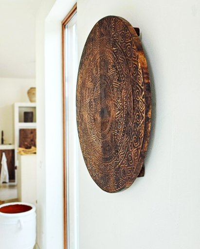 WALL CARVE ROUND PANEL