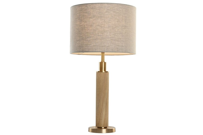 TABLE LAMP FROM BRASS AND MARBLE
