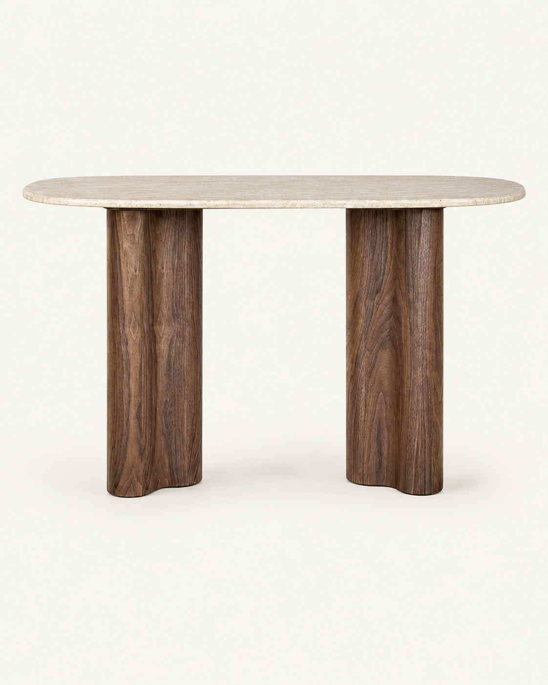 GRANITE & WOOD CONSOLE TABLE 150 cm