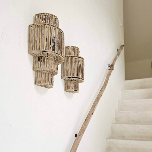 RAFFIA WALL LAMP