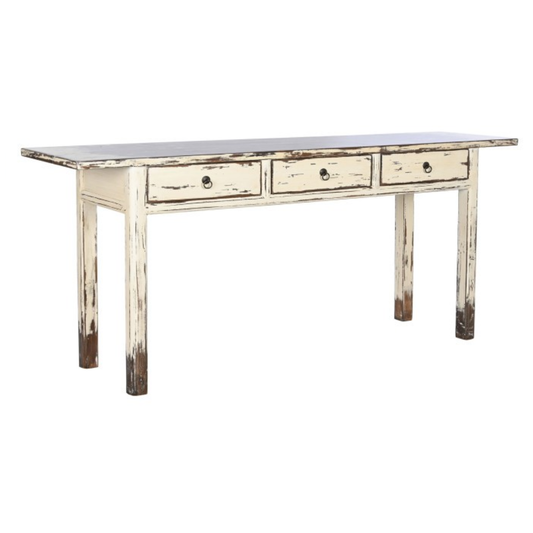 OFF WHITE VINTAGE CONSOLE TABLE 174cm