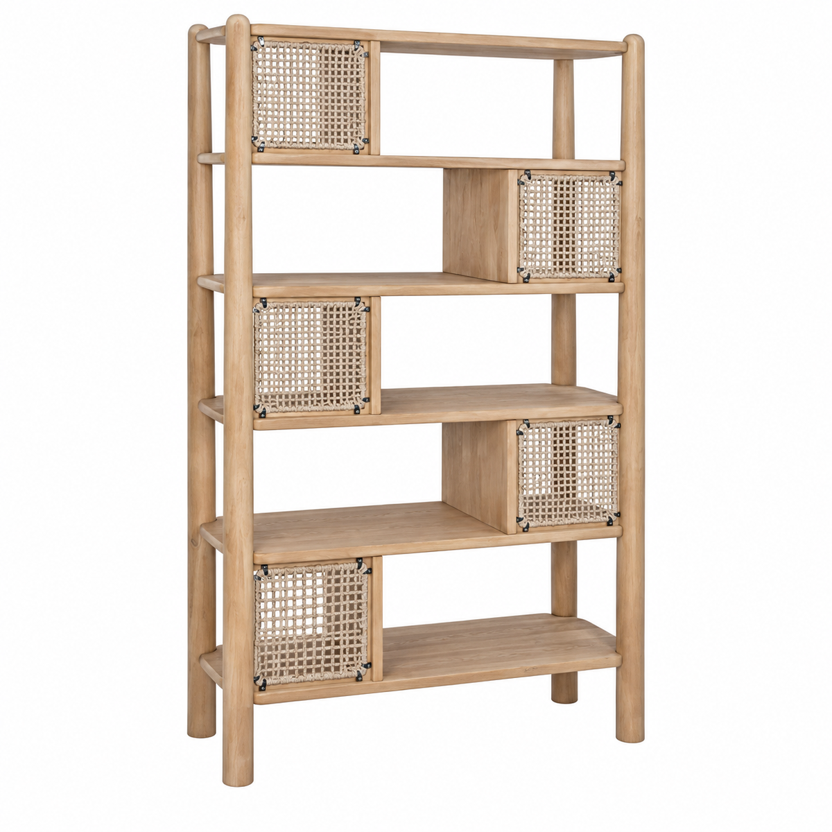 CORDA SHELVING FROM ACACIA WOOD & ROPE
