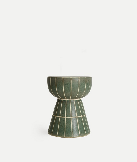 TANK SIDE TABLE IN GREEN