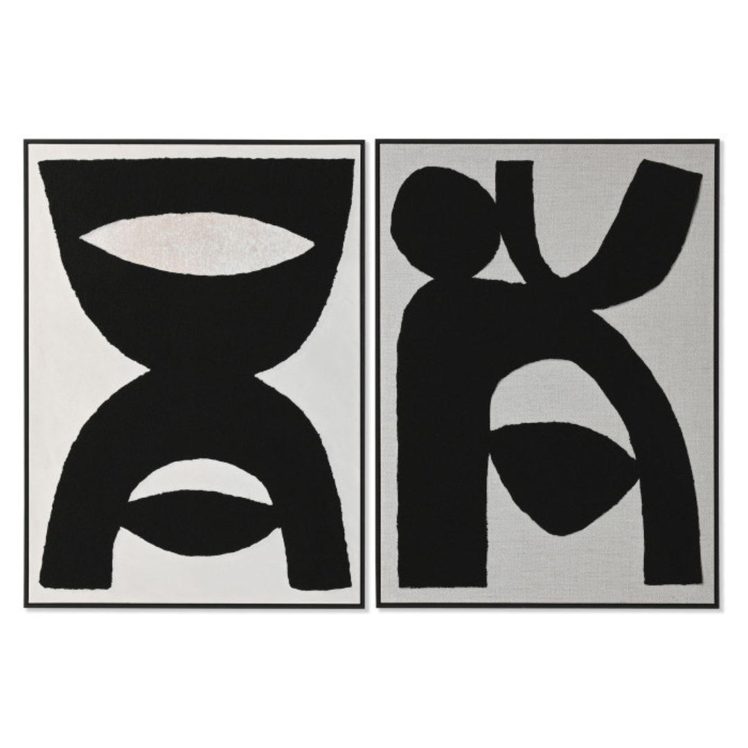 BLACK AND WHITE CANVES 146cm