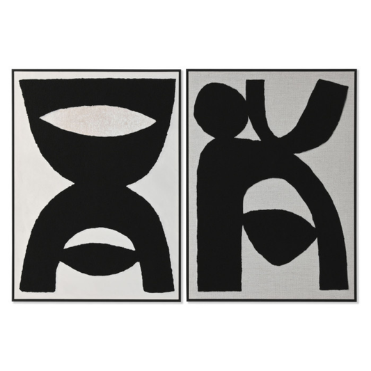 BLACK AND WHITE CANVES 146cm