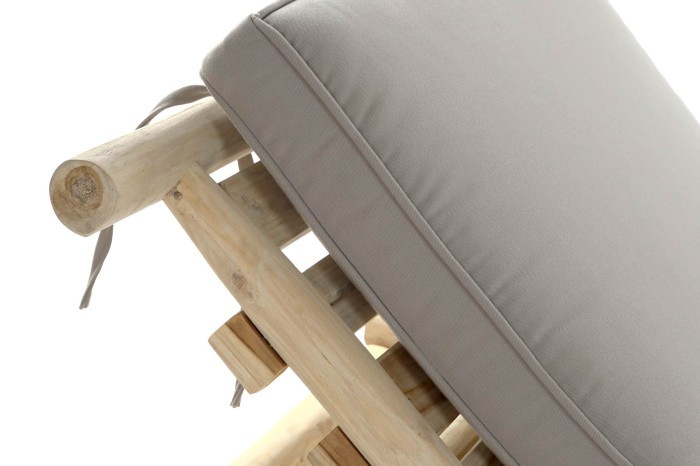 TEAK WOOD SUN LOUNGER