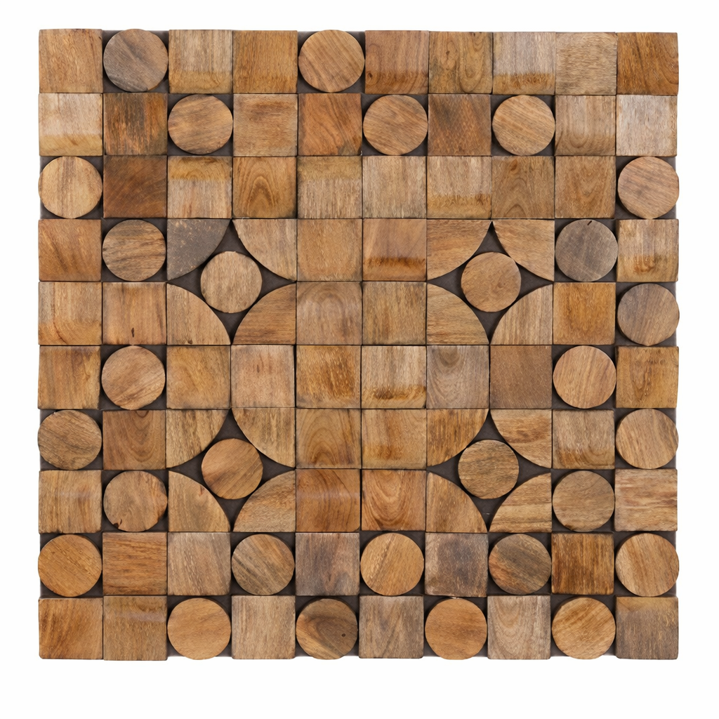 3D DECORATIVE MANGO SOLID WOOD PANEL 90cm