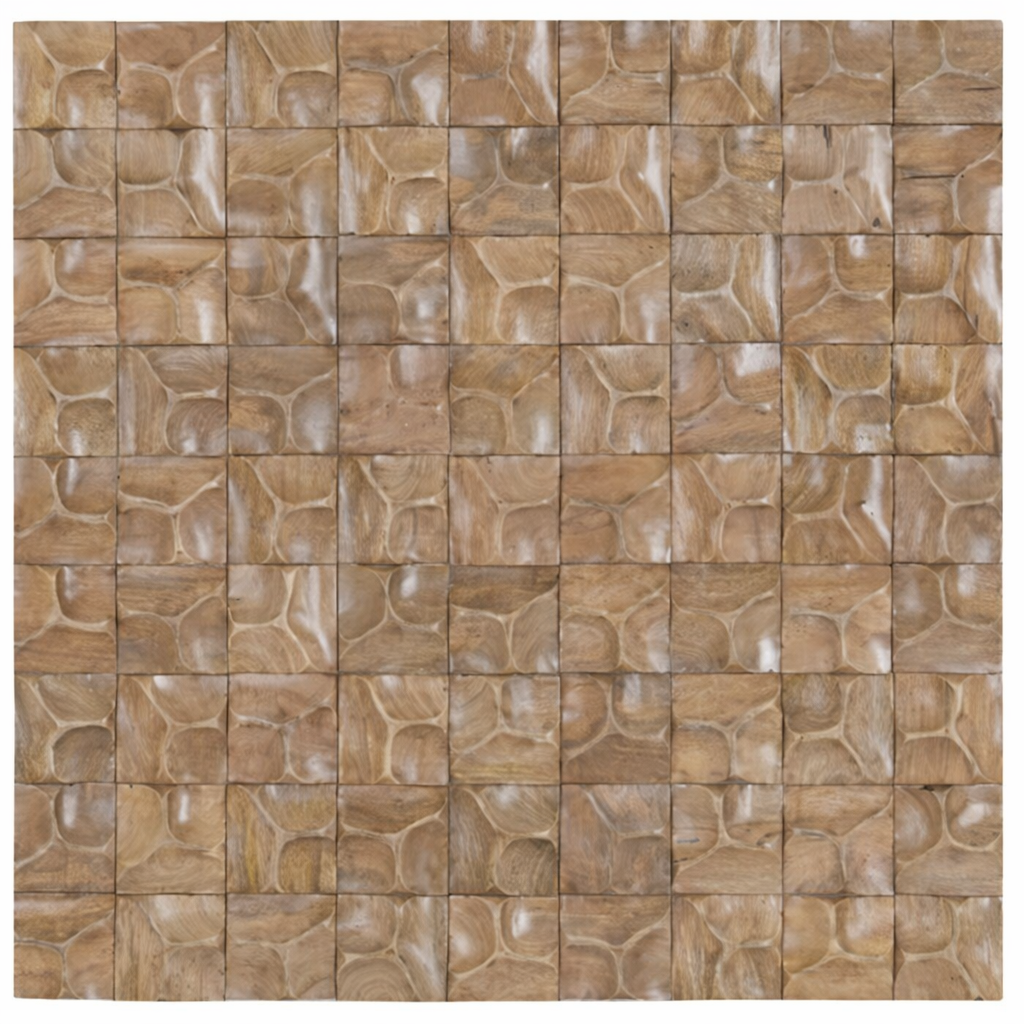 3D DECORATIVE MANGO WOOD PANEL 90cm