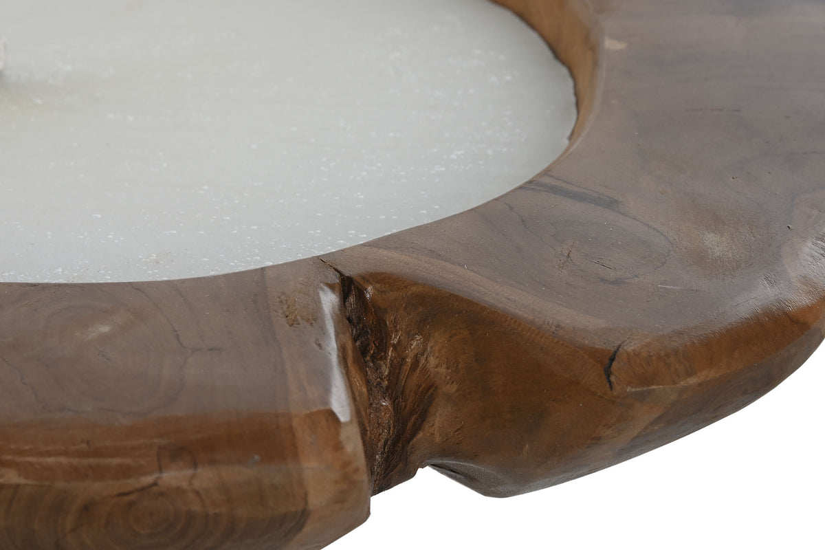TEAK WOOD CANDLE