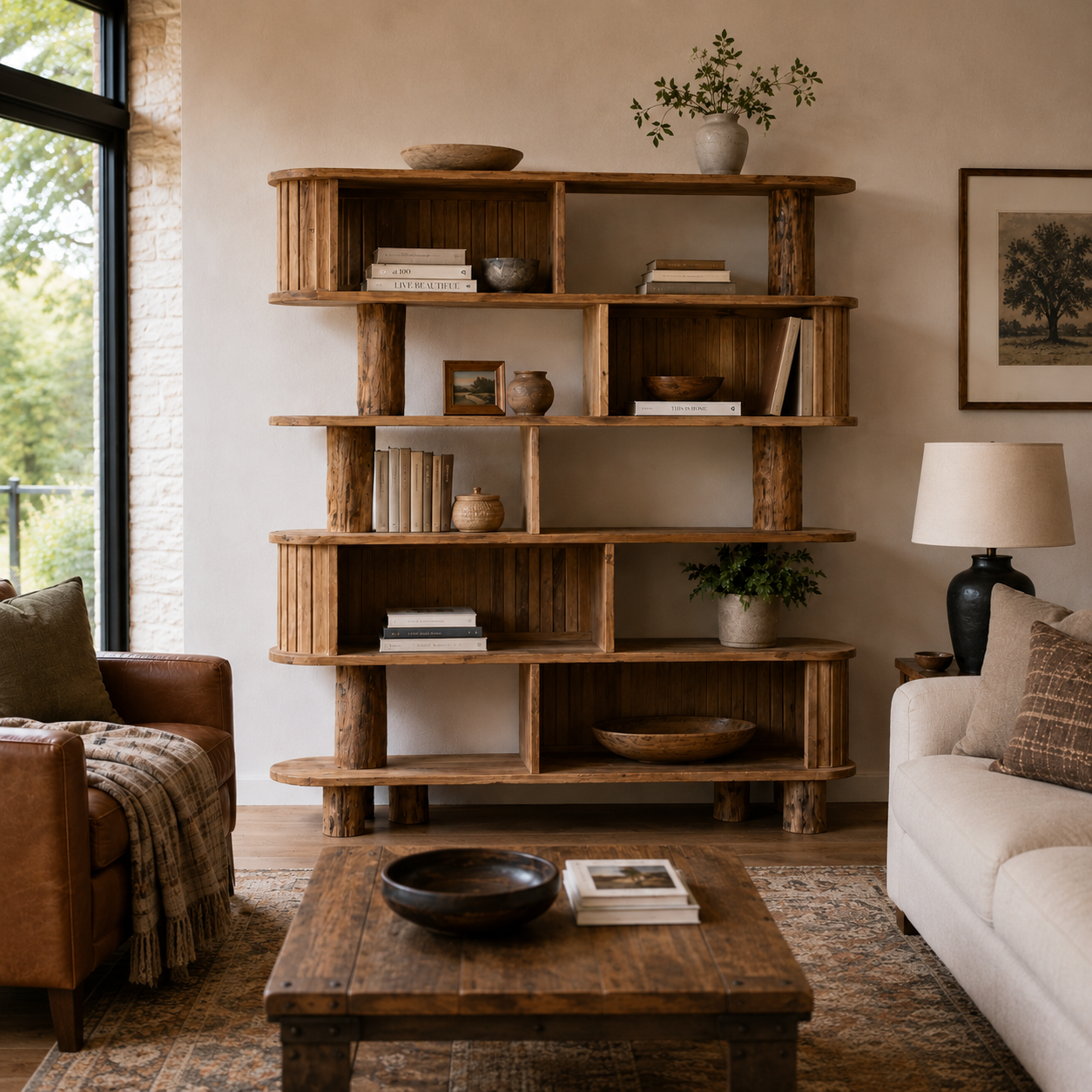 ALBERO RECLAIMED WOOD SHELF