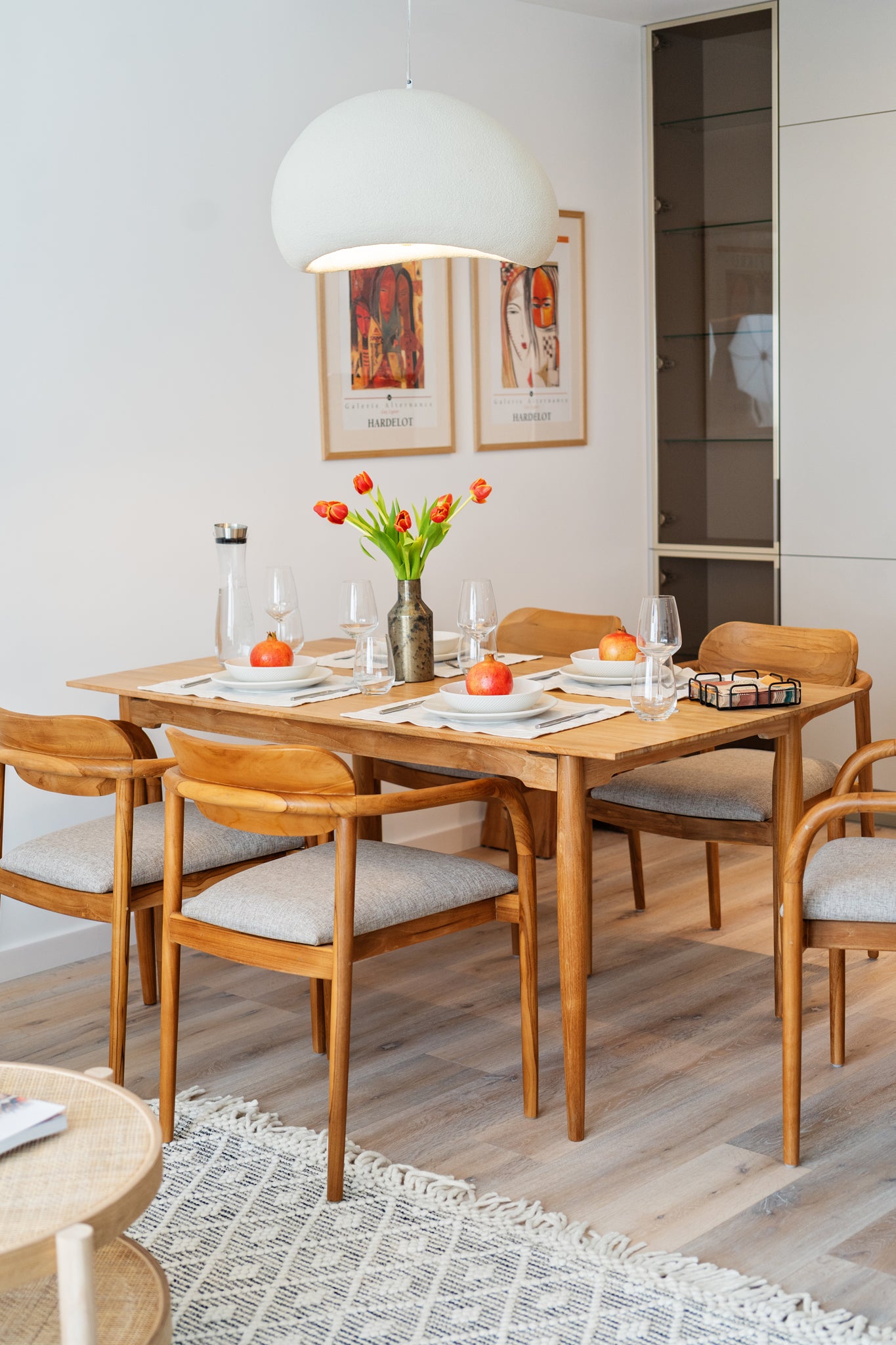 BERLIN TEAK WOOD DINING TABLE
