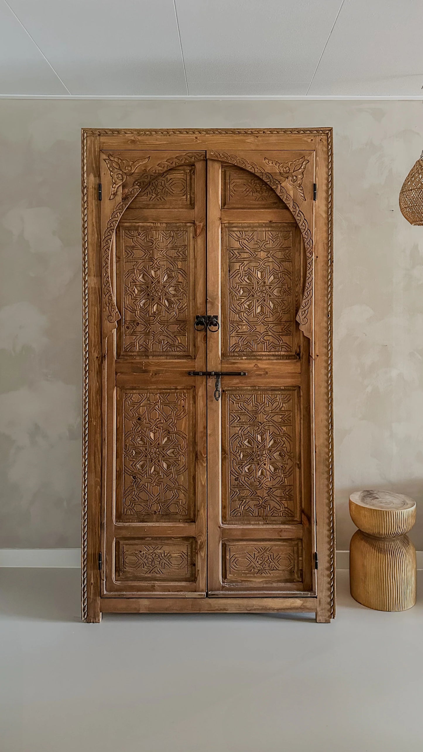 UNIQUE HAND MADE MAROCCAN WARDROBE 214cm