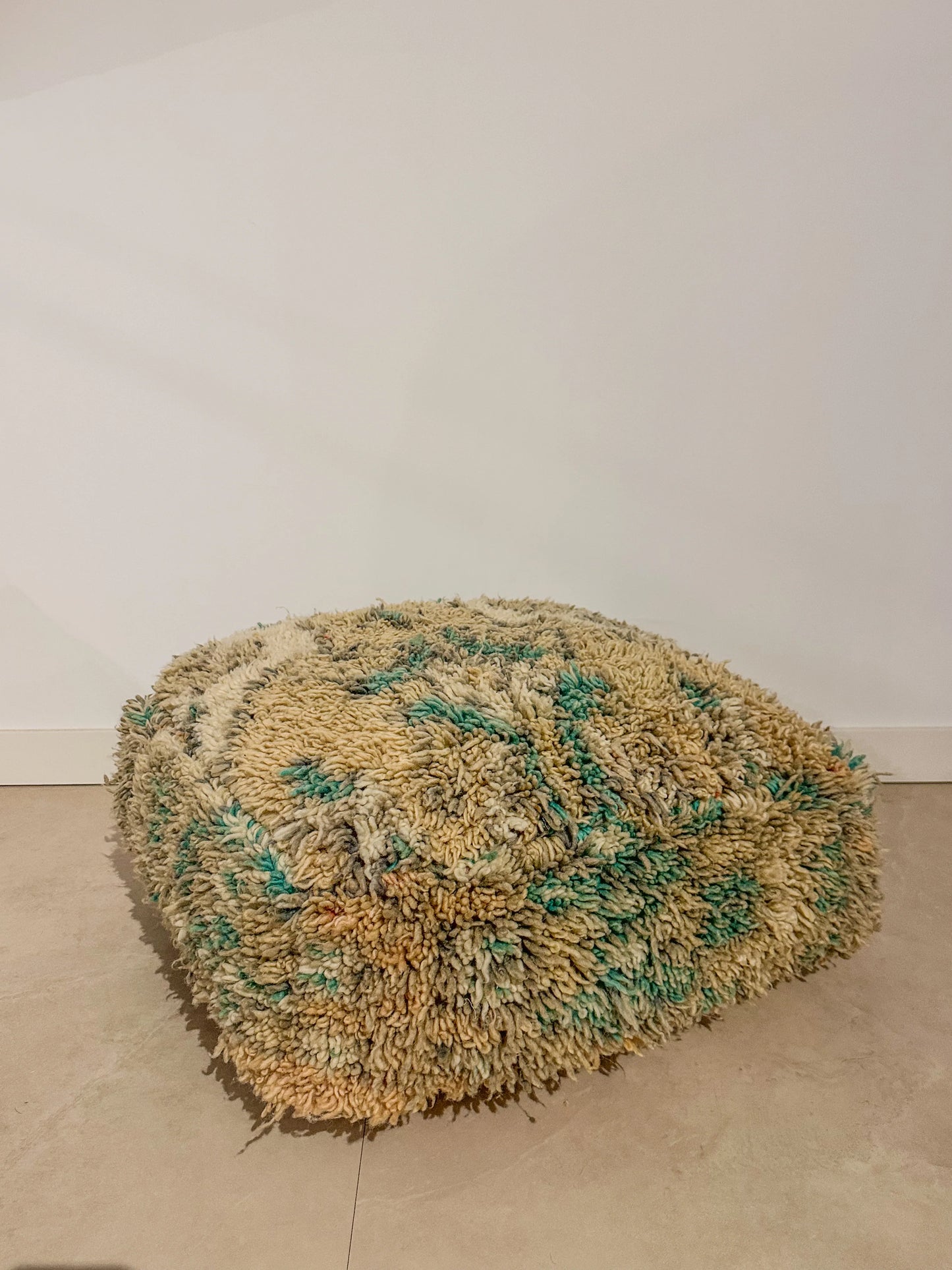 MAROCCAN WOOL POUF 40