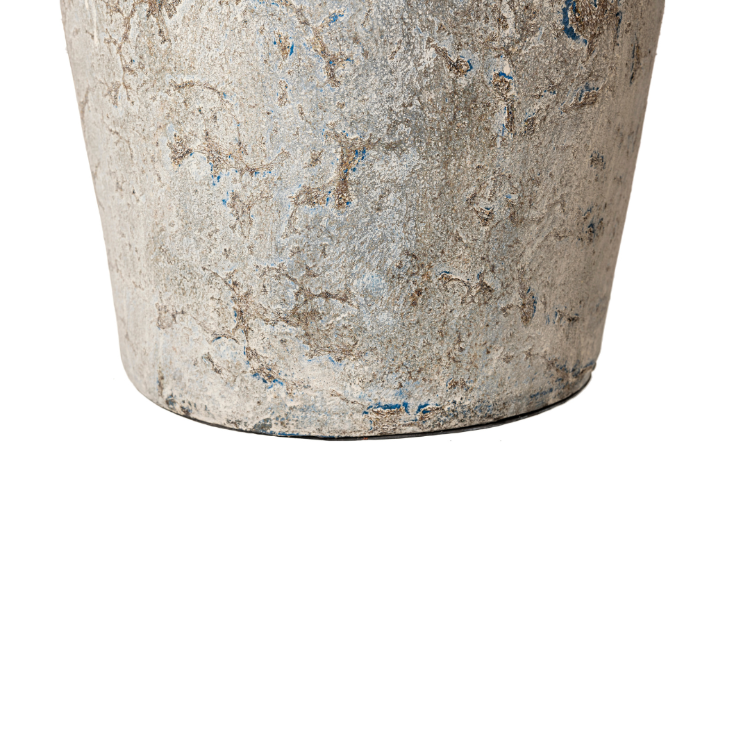 501 BLUE CREAM VASE