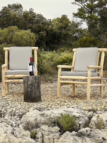 TEAK OUTDOOR ARMCHAIR 65