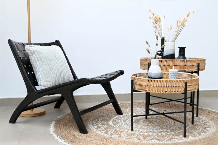 BLACK KRAFT ARMCHAIR