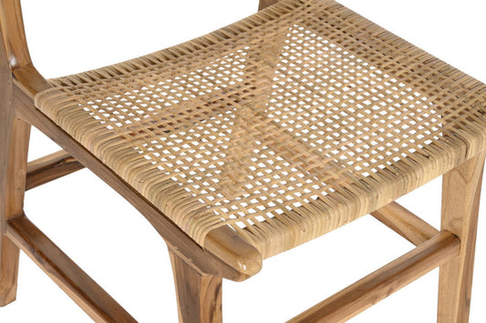 SILVI TEAK/RATTAN CHAIR