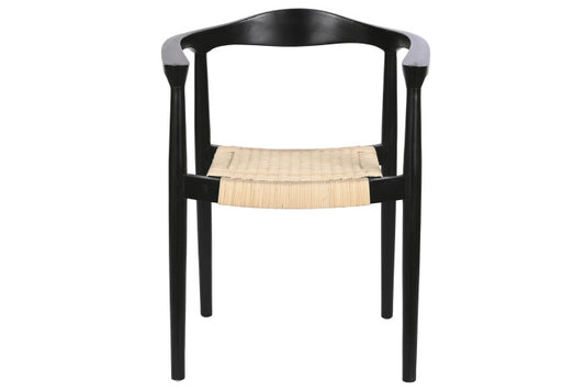 COMO TEAK CHAIR BLACK