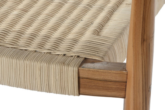 COMO TEAK CHAIR BROWN
