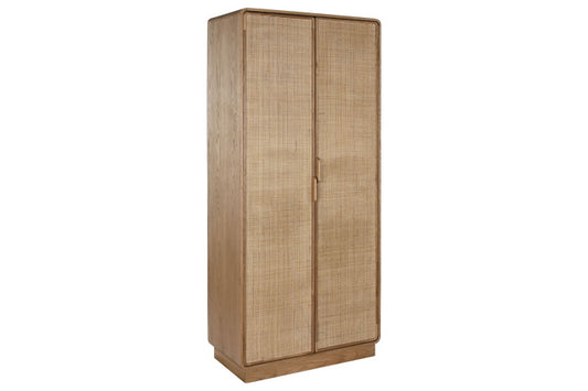 CLOSED OAK RATTAN