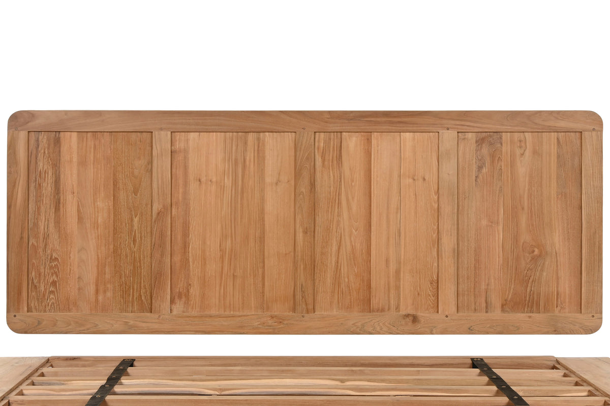 SOLID TEAK WOOD BED 180cm