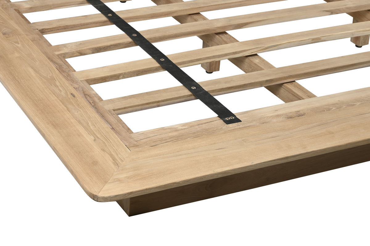 SOLID TEAK WOOD BED 180cm