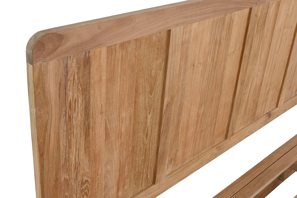 SOLID TEAK WOOD BED 180cm