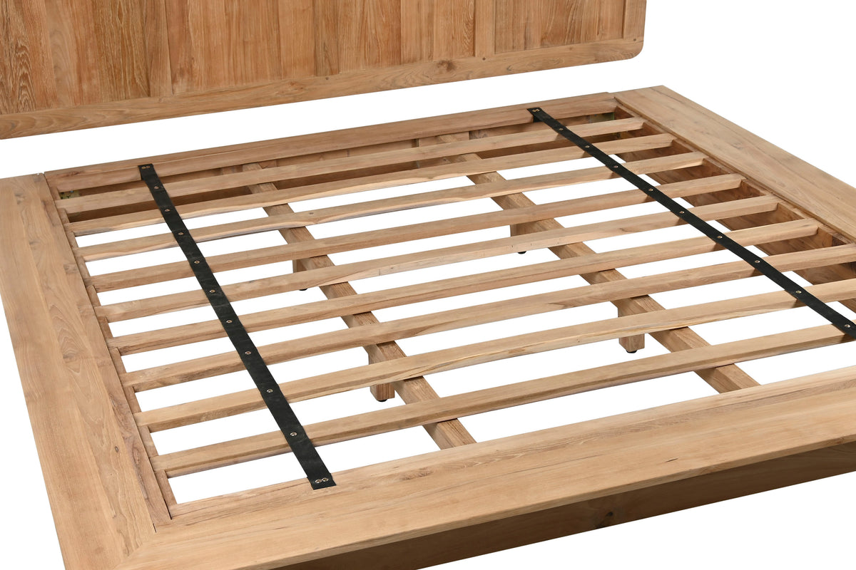 SOLID TEAK WOOD BED 180cm