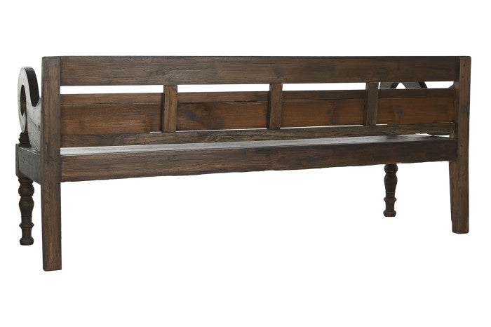 OLD CARVE TEAK BENCH