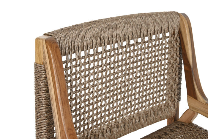 Градински стол от тиково дърво 