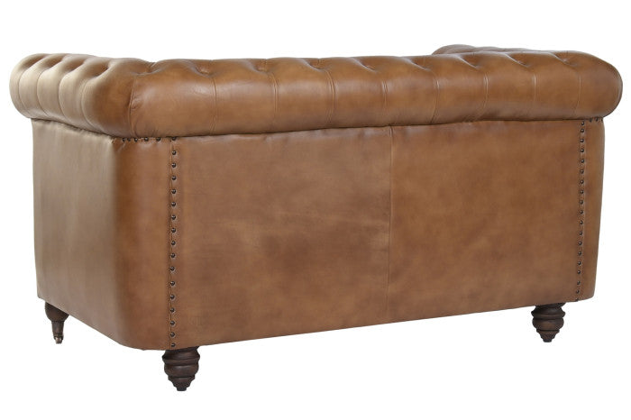 LEATHER SOFA JOHN 148cm