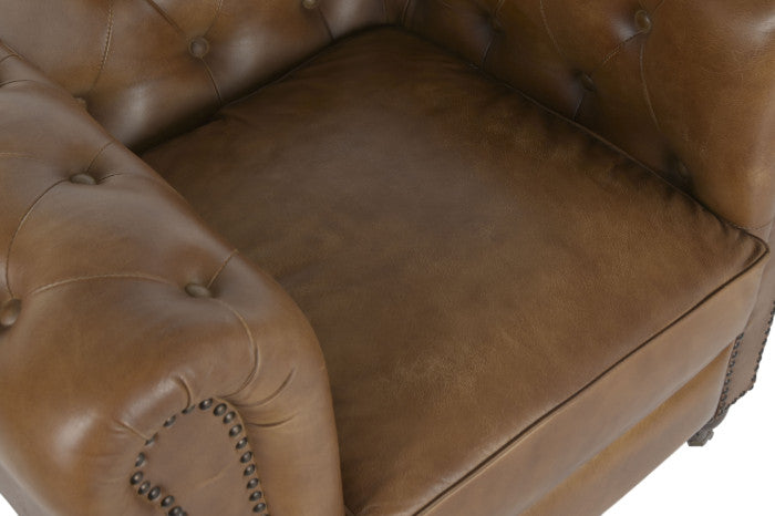 LEATHER ARMCHAIR JOHN