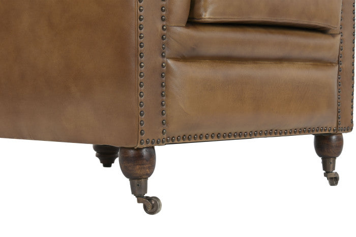 LEATHER ARMCHAIR JOHN