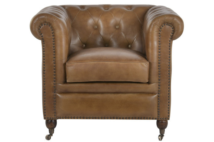 LEATHER ARMCHAIR JOHN