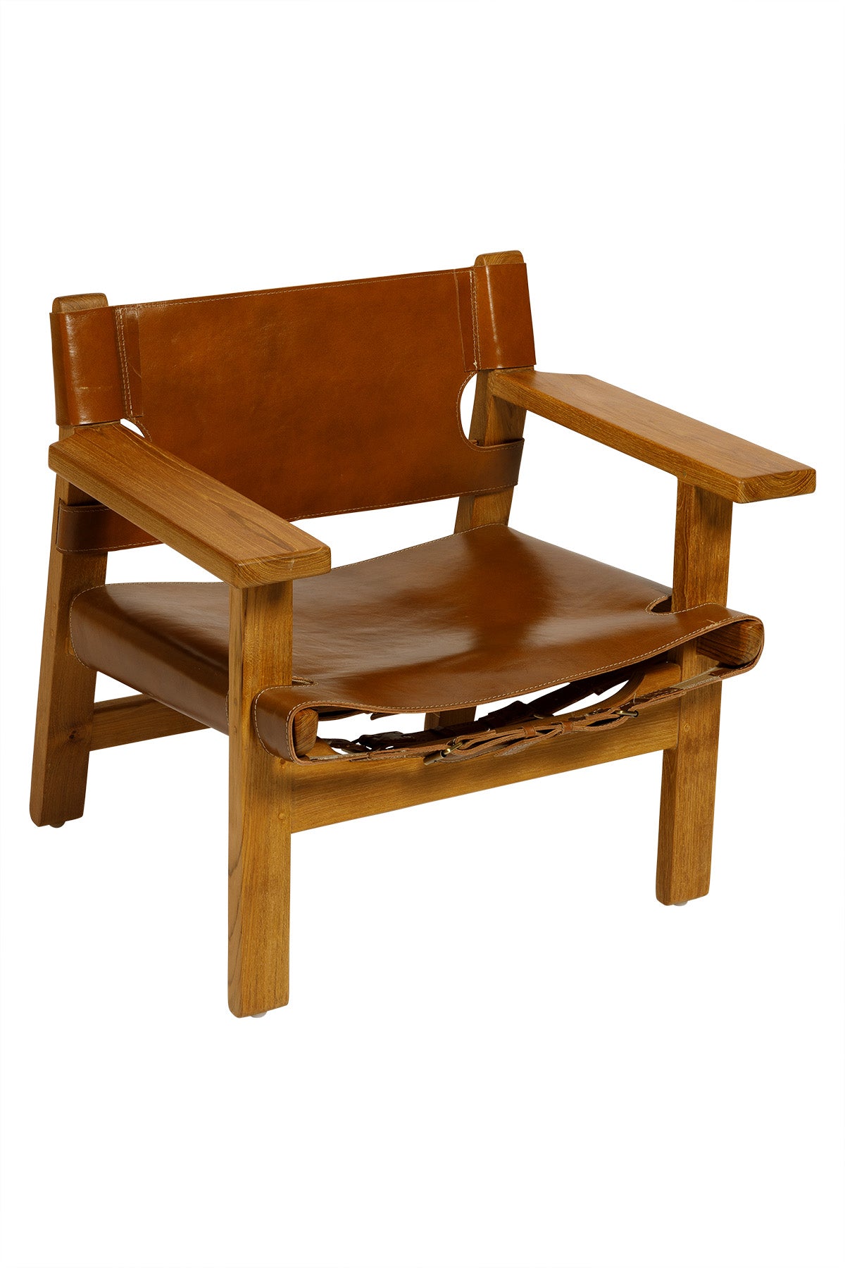 КРЕСЛО ОТ ТИК И КОЖА ERIC 