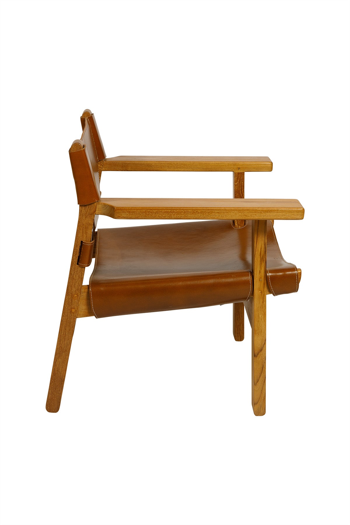 КРЕСЛО ОТ ТИК И КОЖА ERIC 