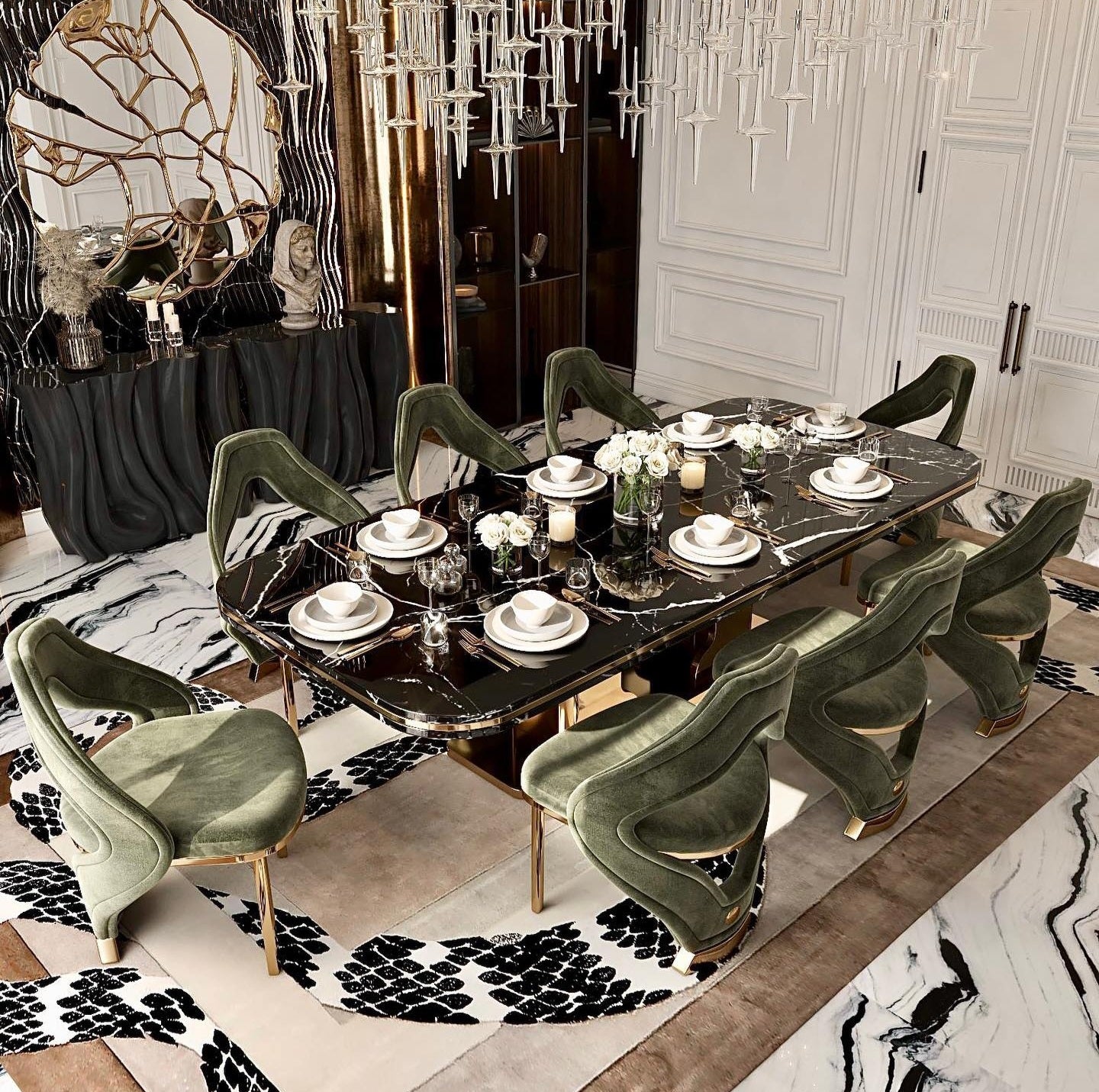 BOTEGA GOLD DINING ROOM