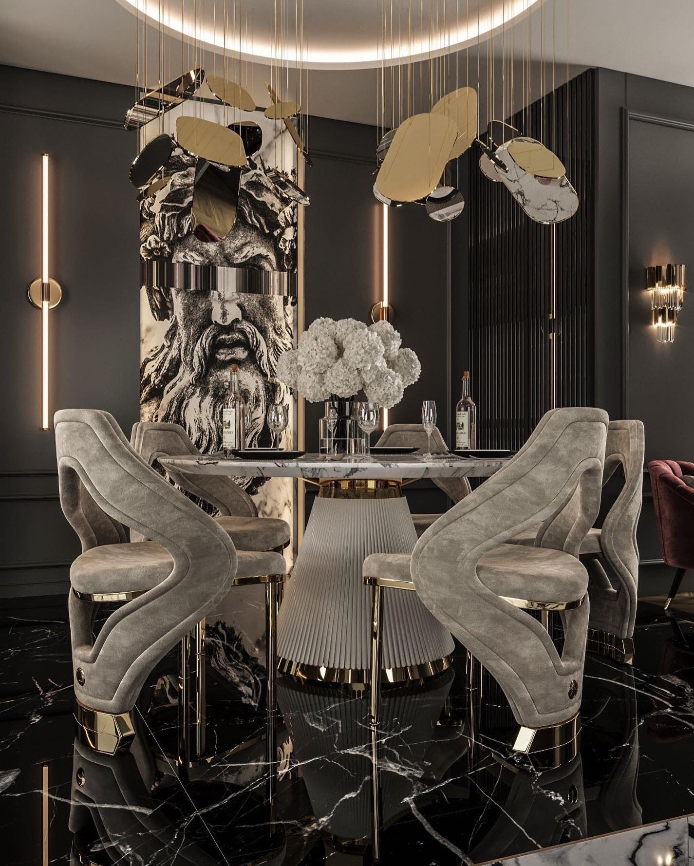 BOTEGA GOLD DINING ROOM