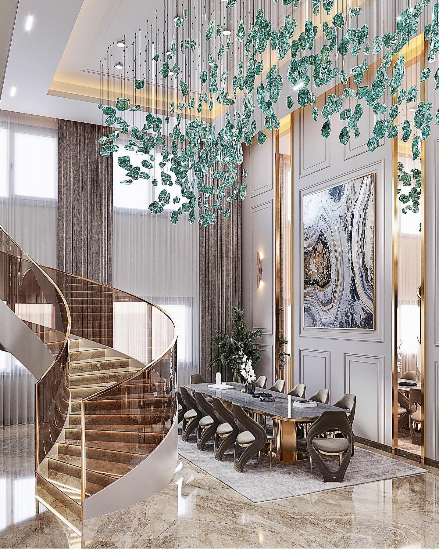 BOTEGA GOLD DINING ROOM