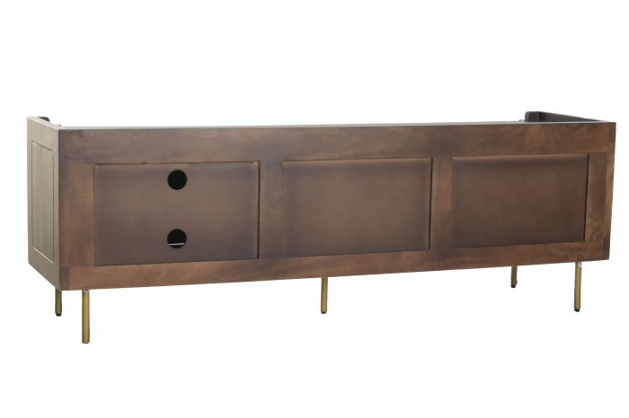 MANGO WOOD TV CABINET DARK BROWN MONTU 160cm
