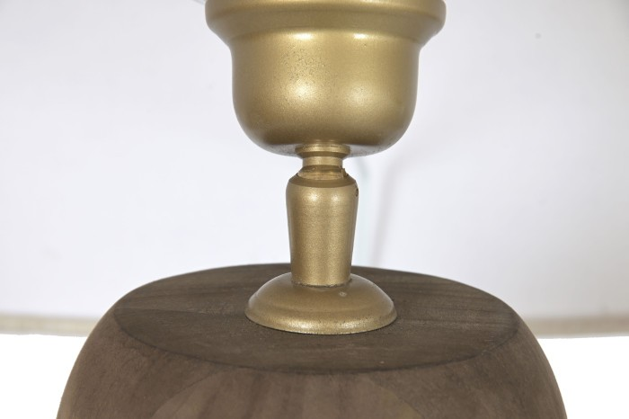 ПОДОВА ЛАМПА ОТ МАНГОВО ДЪРВО/ЛЕН