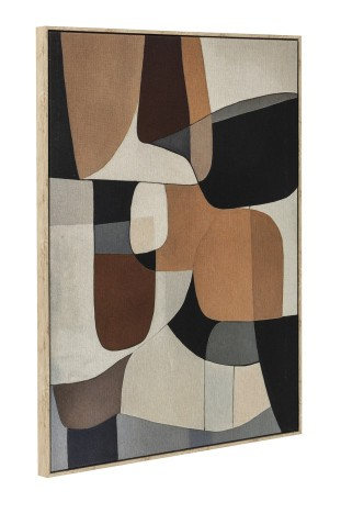 SET OF 2 ABSTRACT CANVAS PAINTINGS