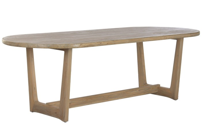 SOLID TEAK DINING TABLE